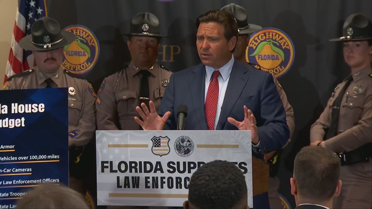 Desantis holding press conference in Fort Myers